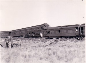 News of the wreck was suppressed. It is not known how many GIs lost their lives when this troop train derailed.