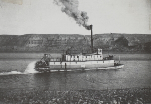 The river boat W. R. Todd provided reliable contact with the outside world from places like Hanford and White Bluffs.
